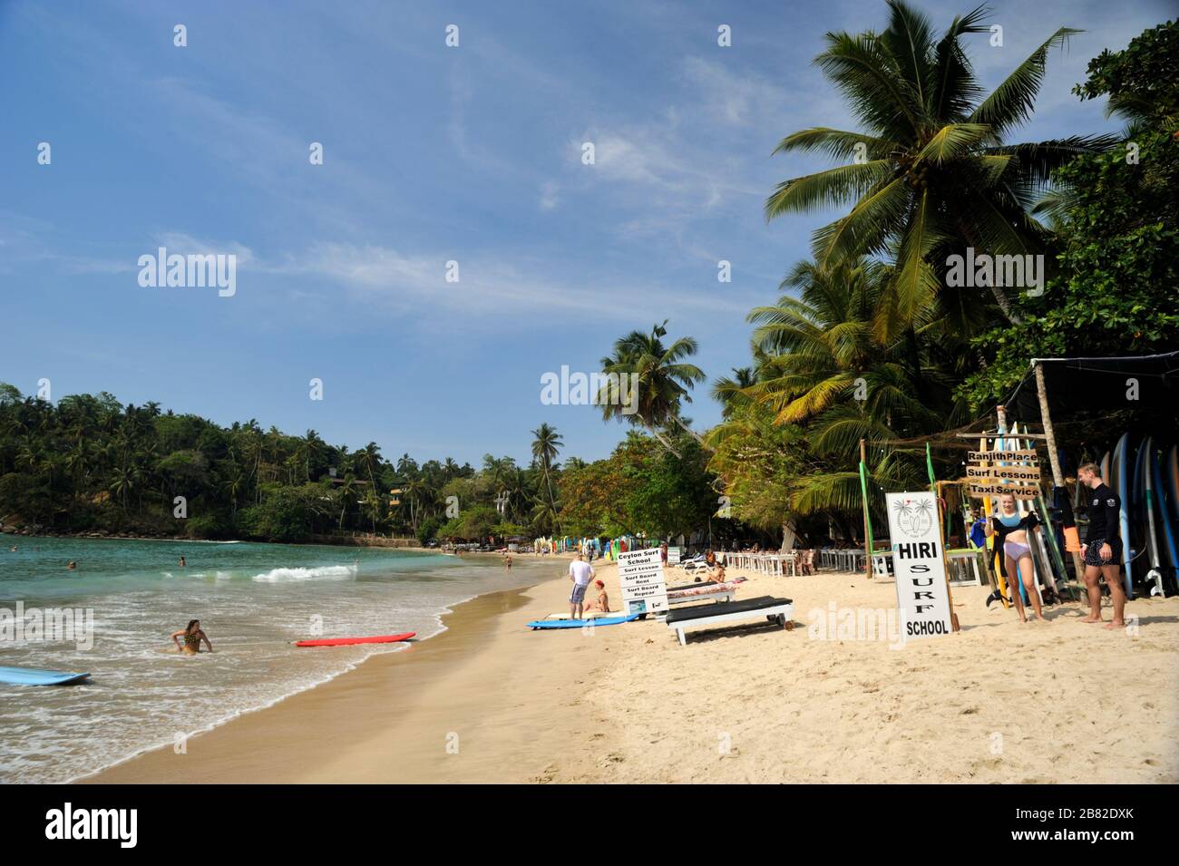Sri Lanka, Hiriketiya beach Stock Photo