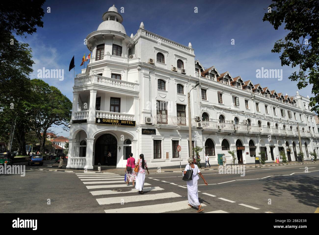 Sri Lanka, Kandy, colonial architecture Stock Photo