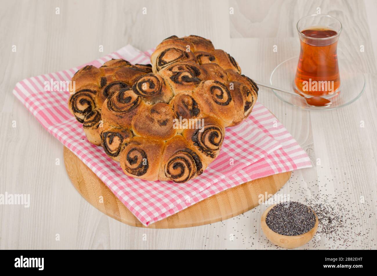 Turkish pastry from turkish cuisine (acma, Pogaca, Simit Stock Photo ...