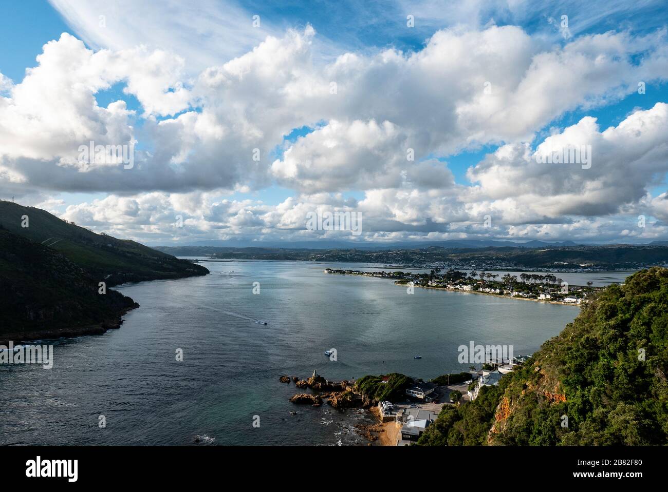 The Lagoon, Knysna Heads, Garden Route, South Africa Stock Photo