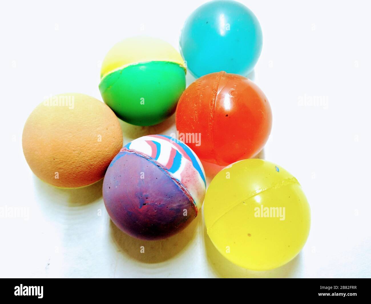 A picture of rubber balls Stock Photo Alamy