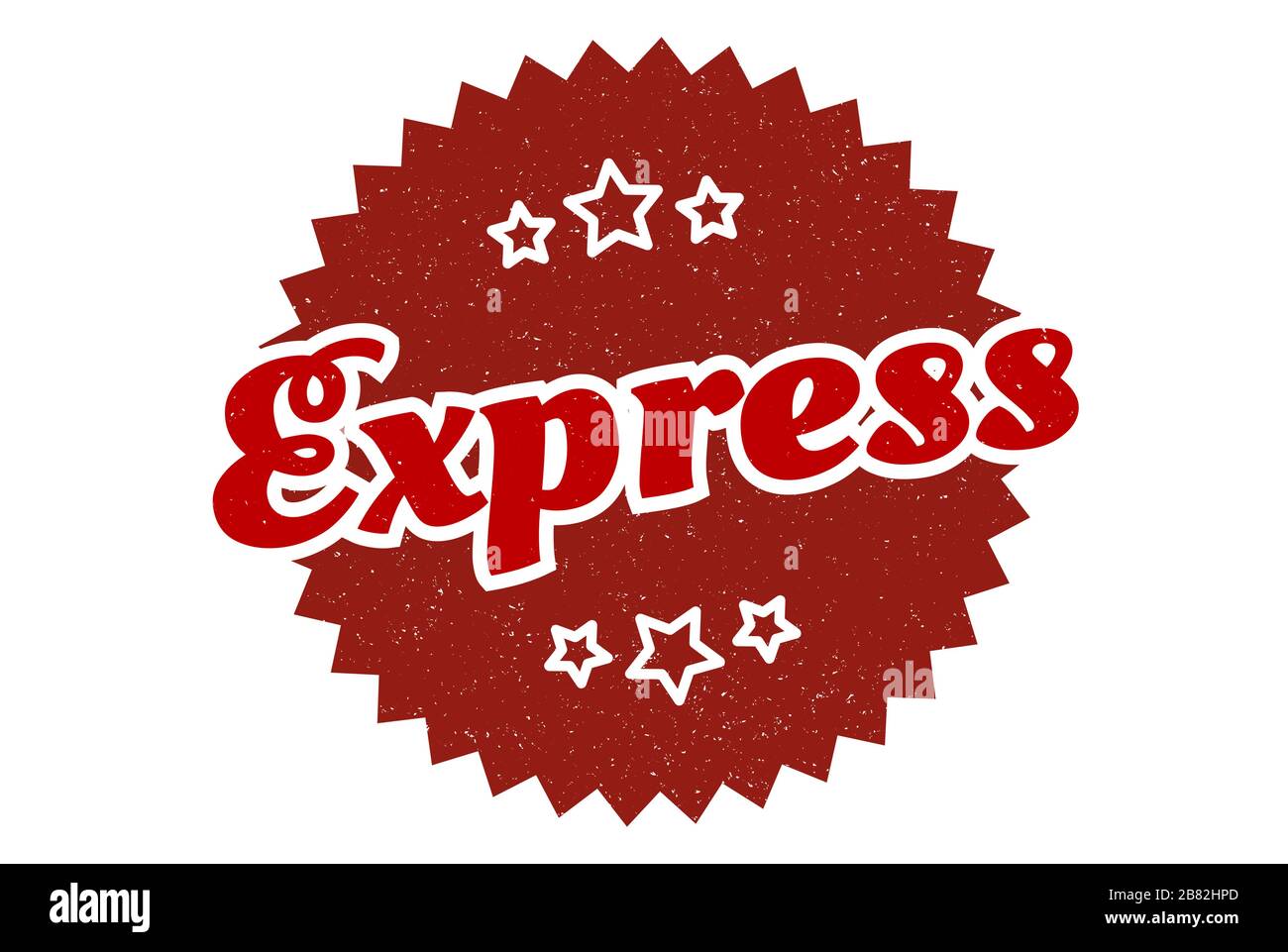 express sign. express round vintage retro label. express Stock Vector ...
