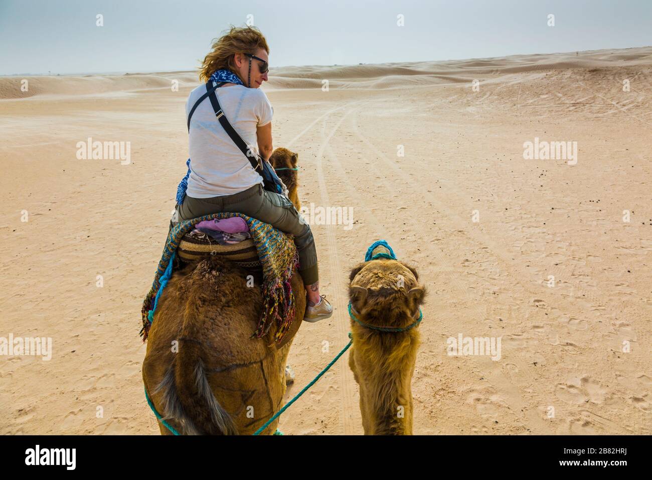 Arabian woman in desert hi-res stock photography and images - Alamy