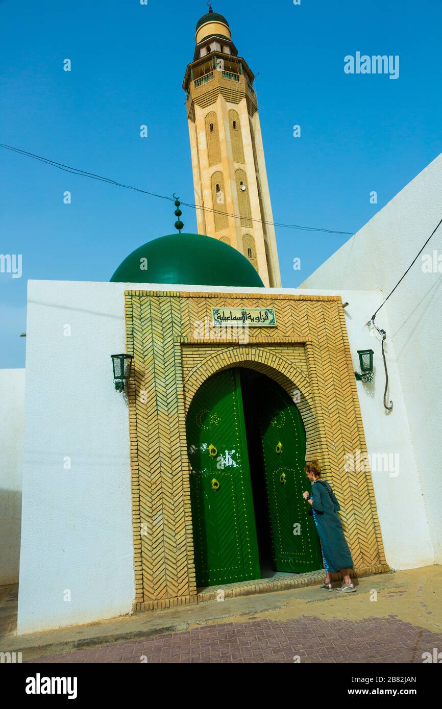 Madrasa in a medina. Stock Photo