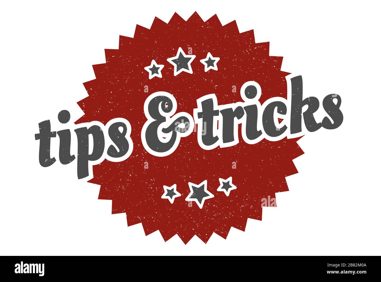 tips & tricks sign. tips & tricks round vintage retro label. tips & tricks Stock Vector