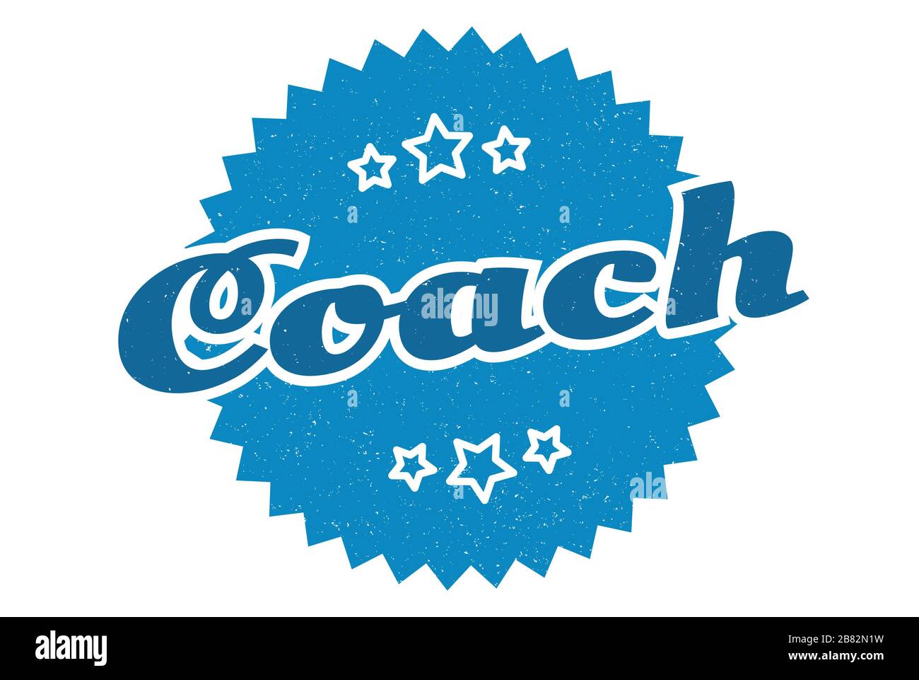 coach sign. coach round vintage retro label. coach Stock Vector Image ...