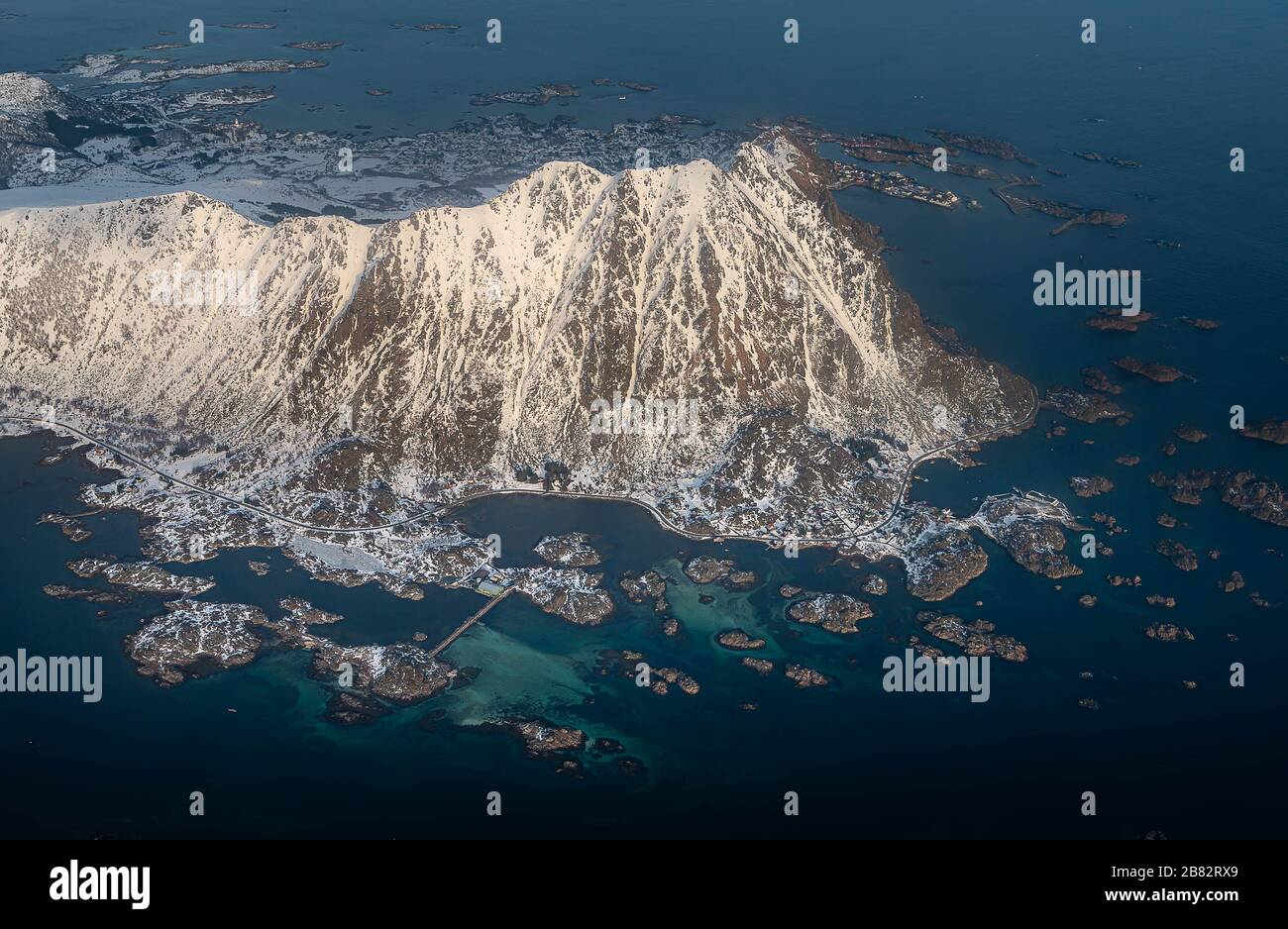 Aerial view of lofoten hi-res stock photography and images - Alamy