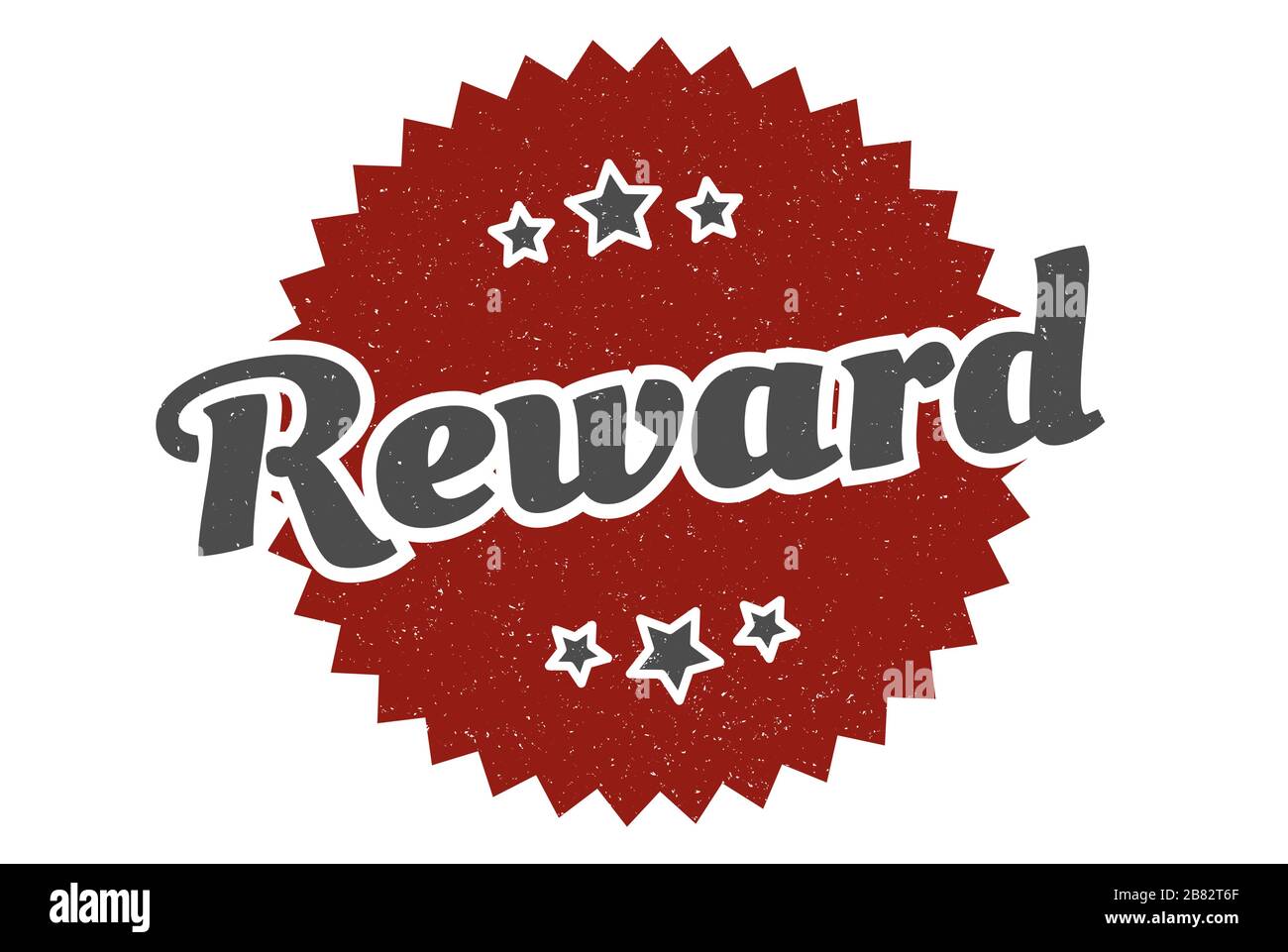 reward sign. reward round vintage retro label. reward Stock Vector ...
