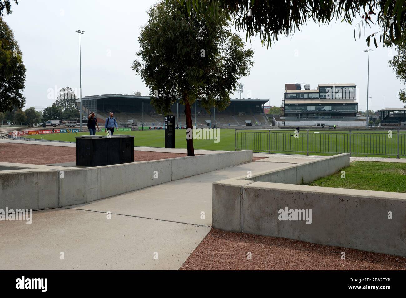 Collingwood australian rules football ground Victoria Park, Melbourne Australia Stock Photo