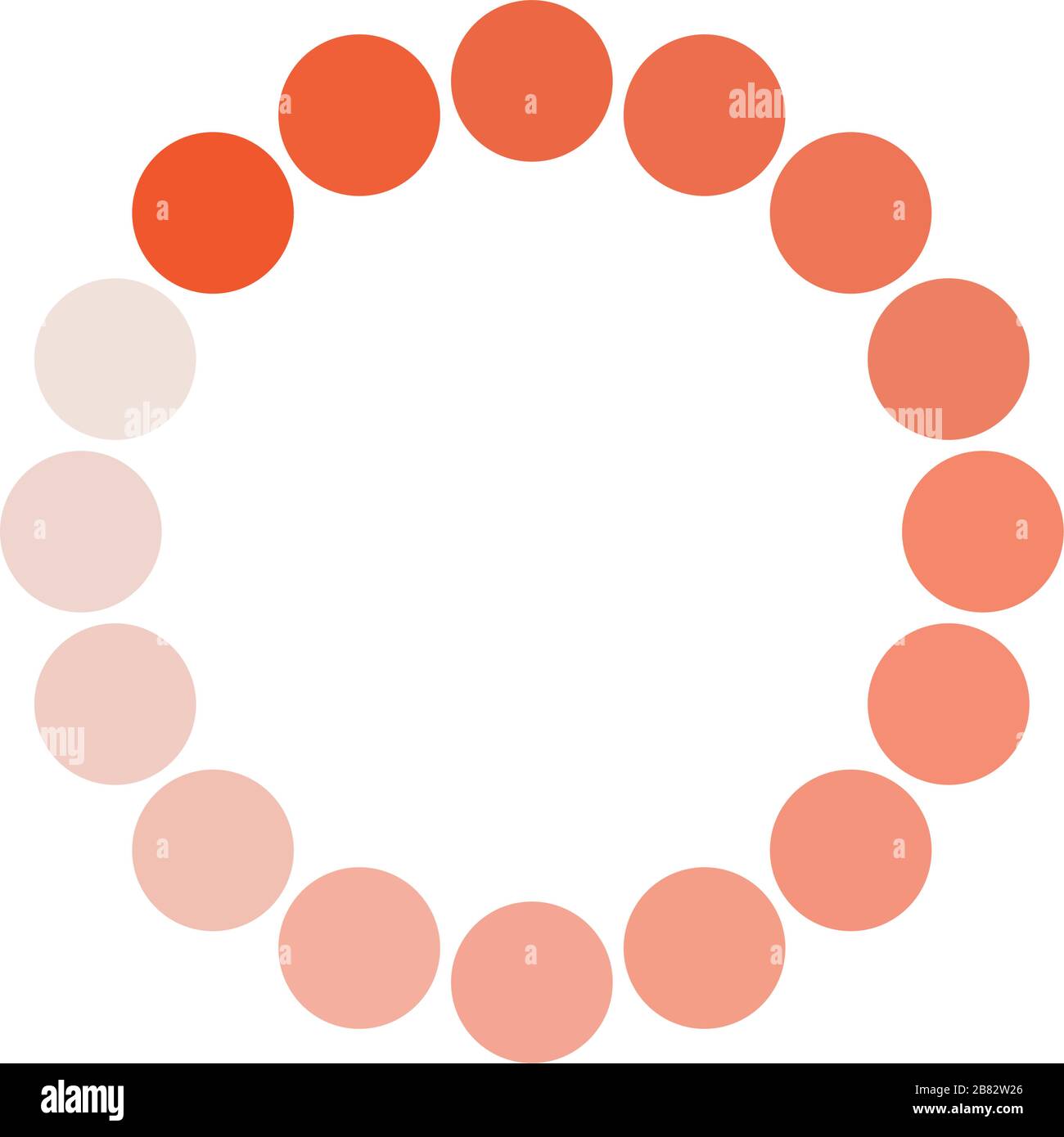 pointed loading circle flat style icon vector design Stock Vector Image ...