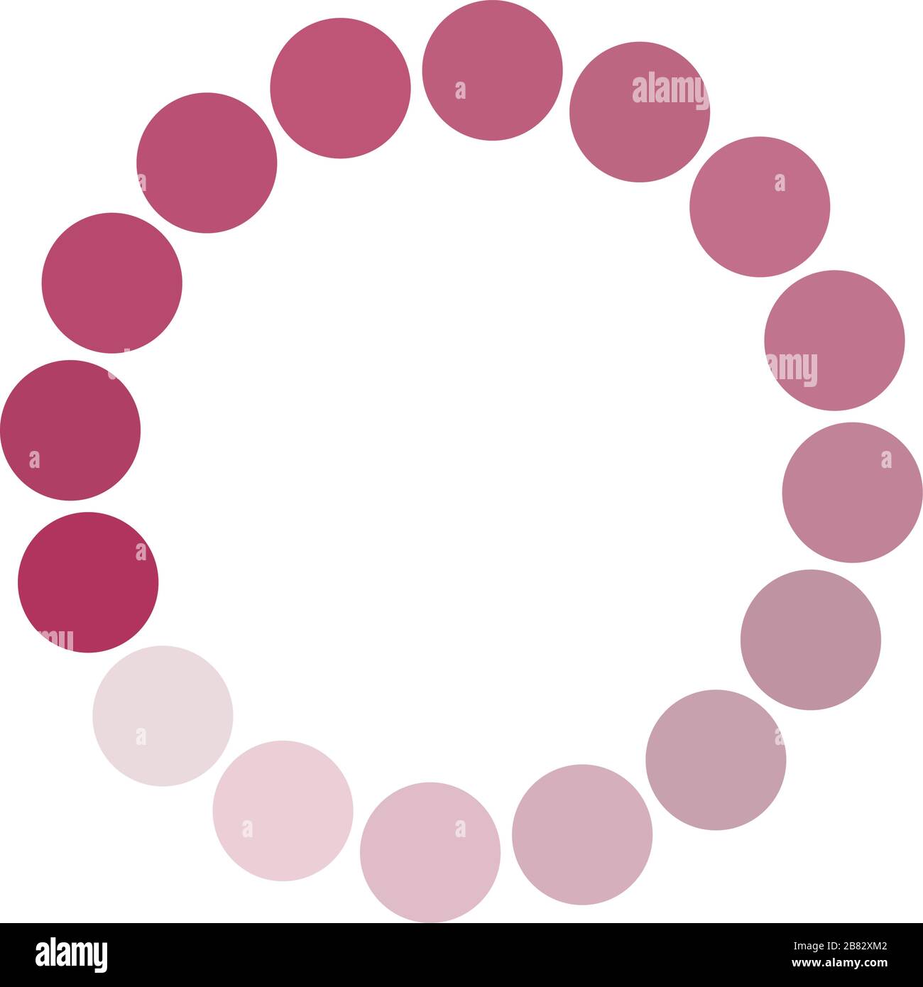 pointed loading circle flat style icon vector design Stock Vector Image ...