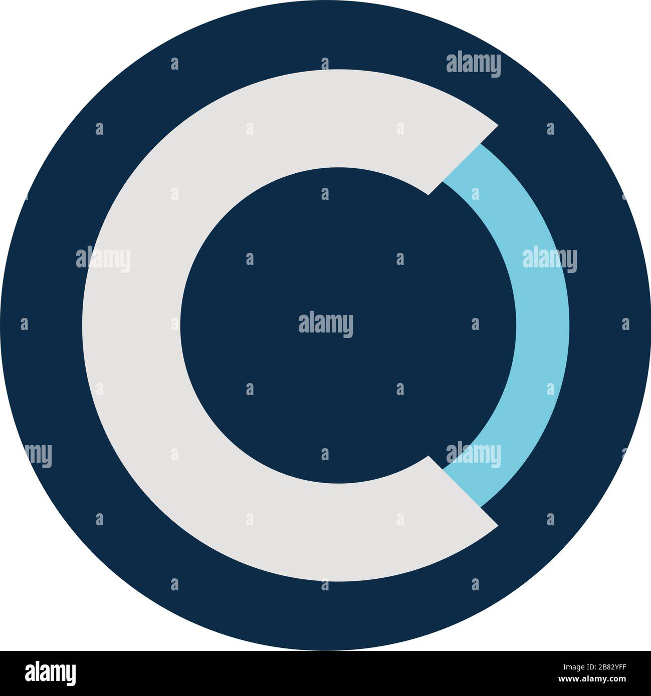 loading circle block style icon vector design Stock Vector Image & Art ...