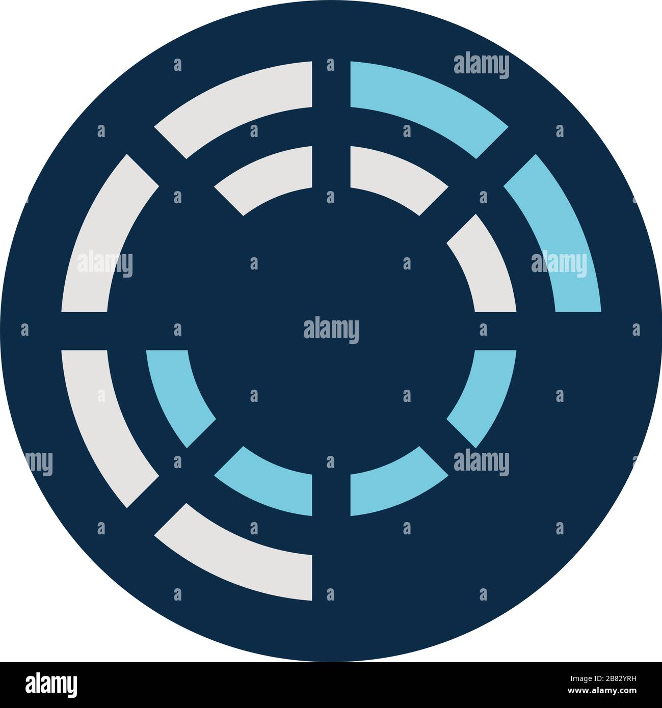 lines loading circle block style icon vector design Stock Vector Image ...
