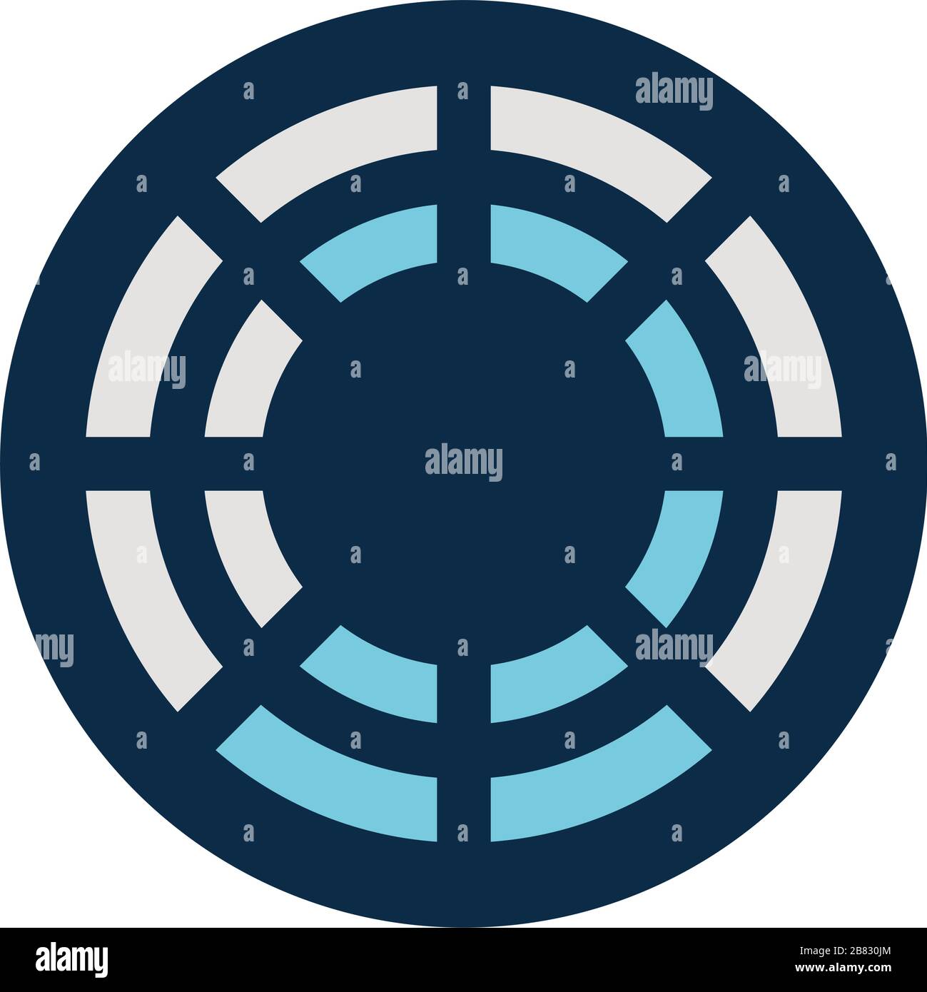 lines loading circle block style icon vector design Stock Vector Image ...