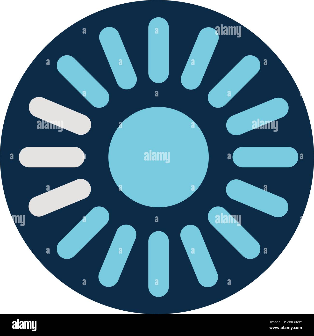 lines loading circle block style icon vector design Stock Vector Image ...