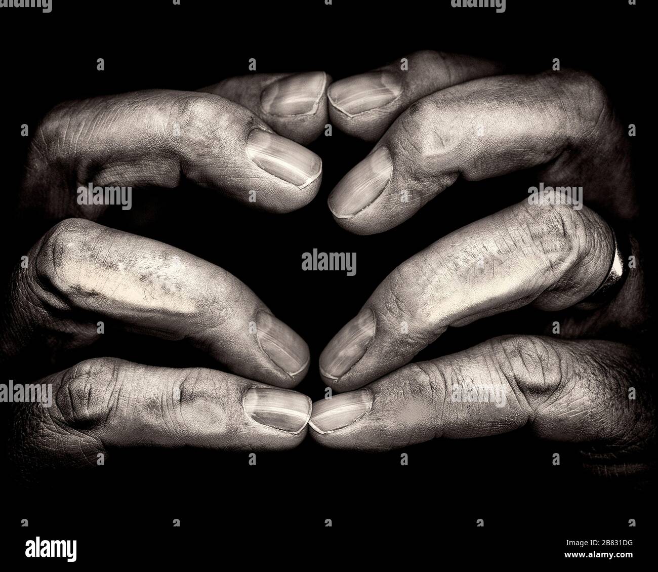 Two fingers touching hires stock photography and images Alamy