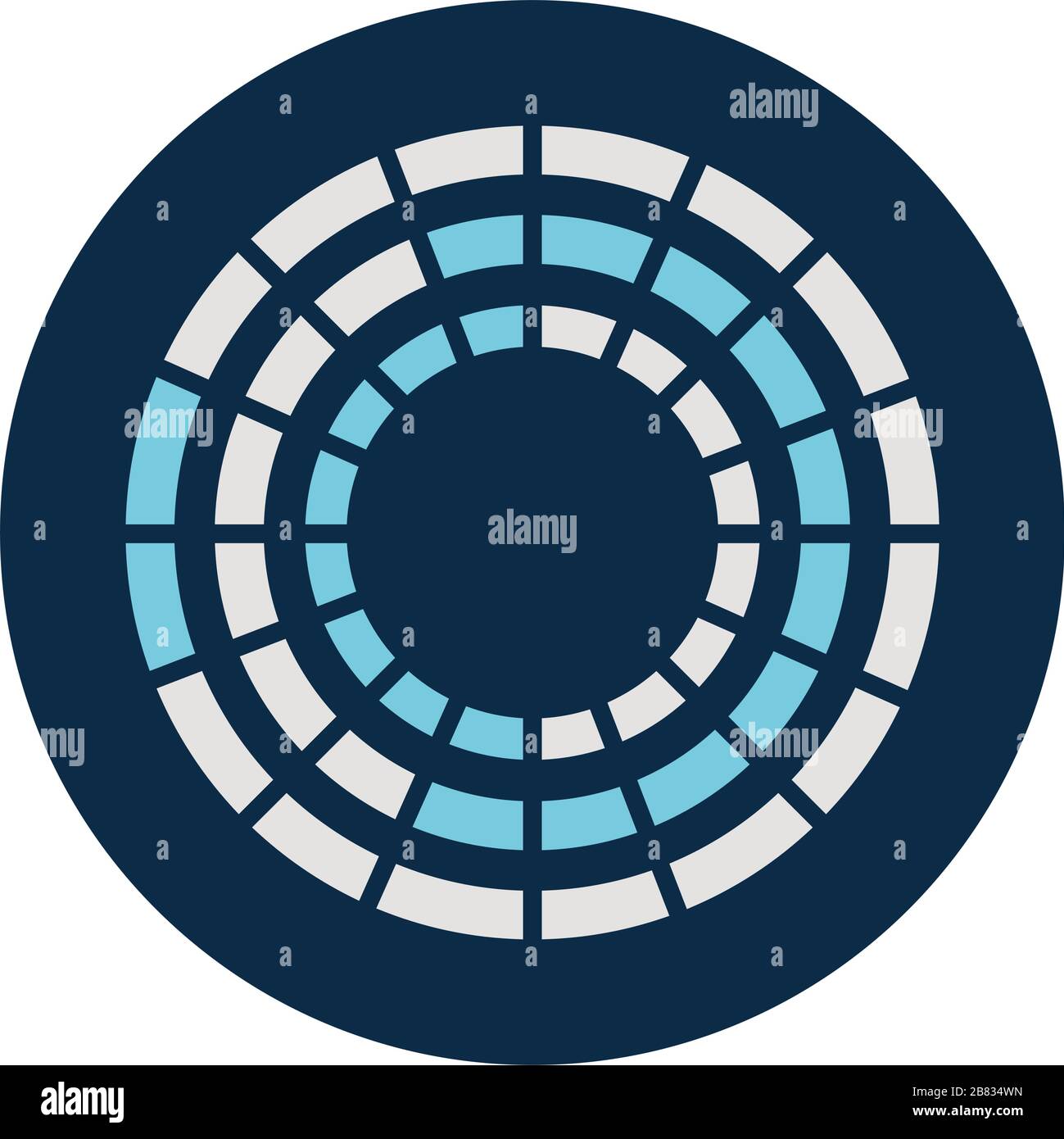 lines loading circle block style icon vector design Stock Vector Image ...