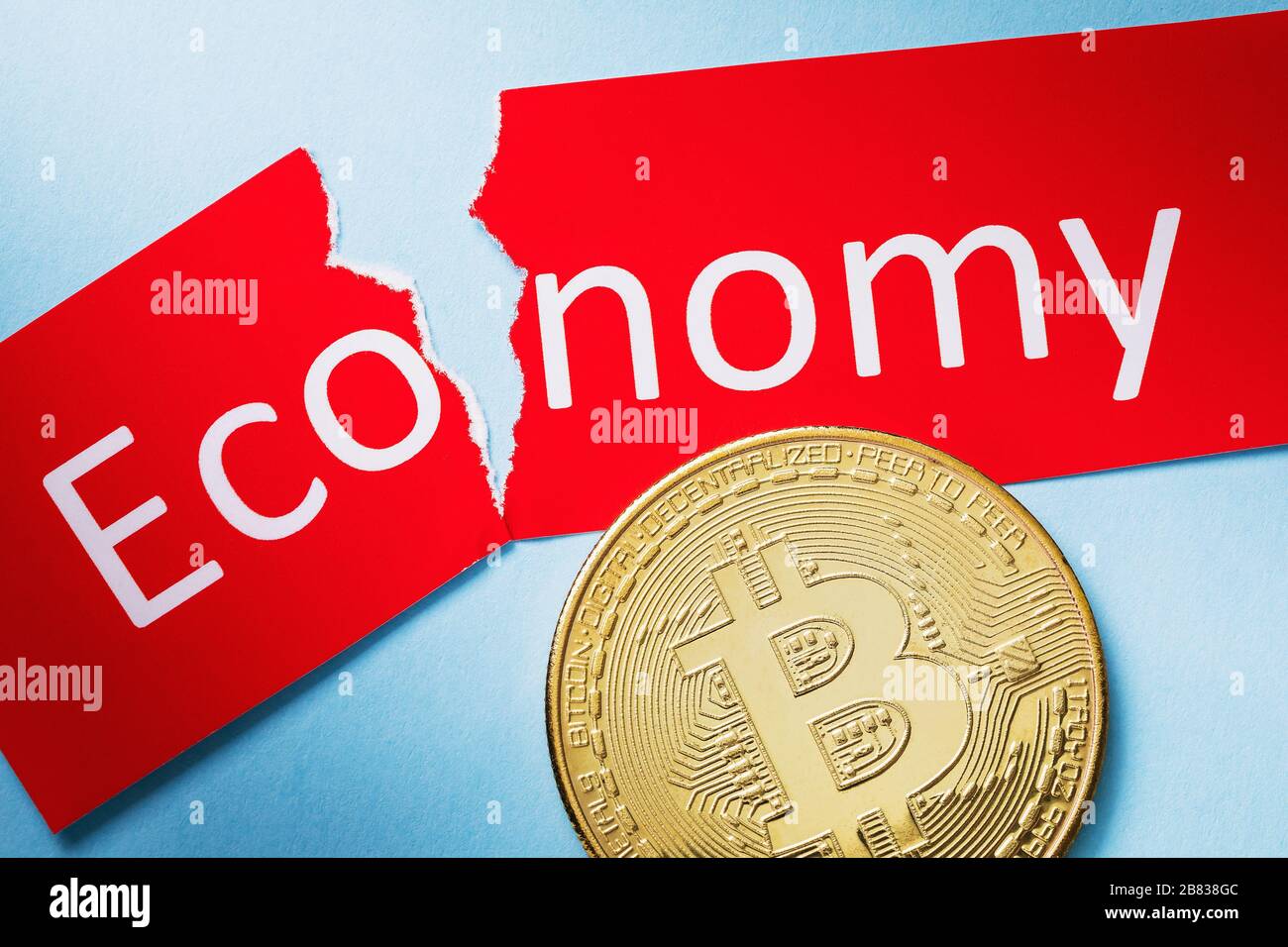 Torn Tag With Text And Bitcoin Concept On The Theme Of Falling Digital Currency Stock Photo Alamy<script async src=