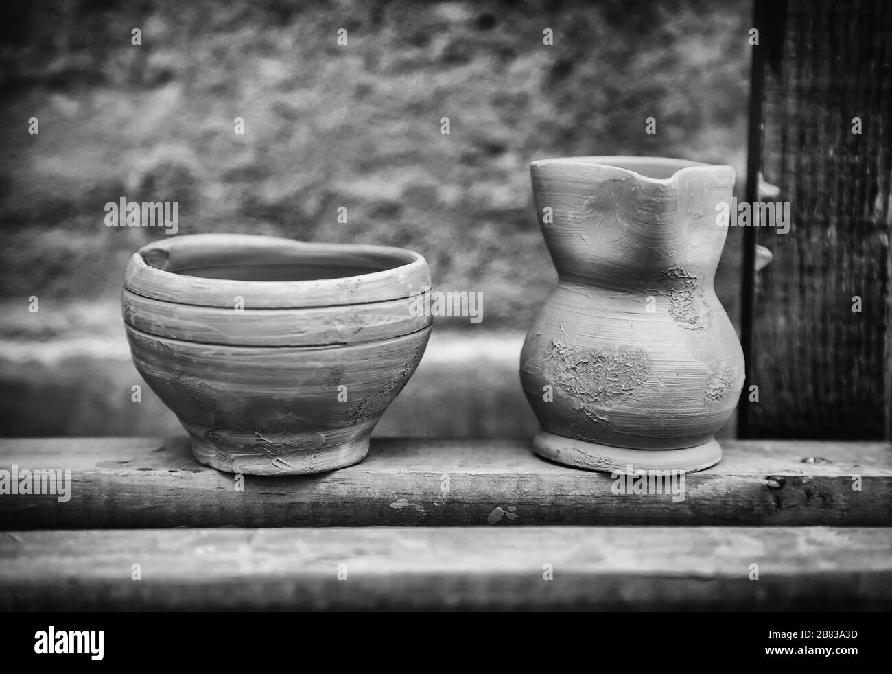 Artisan clay pots, traditional art detail Stock Photo Alamy