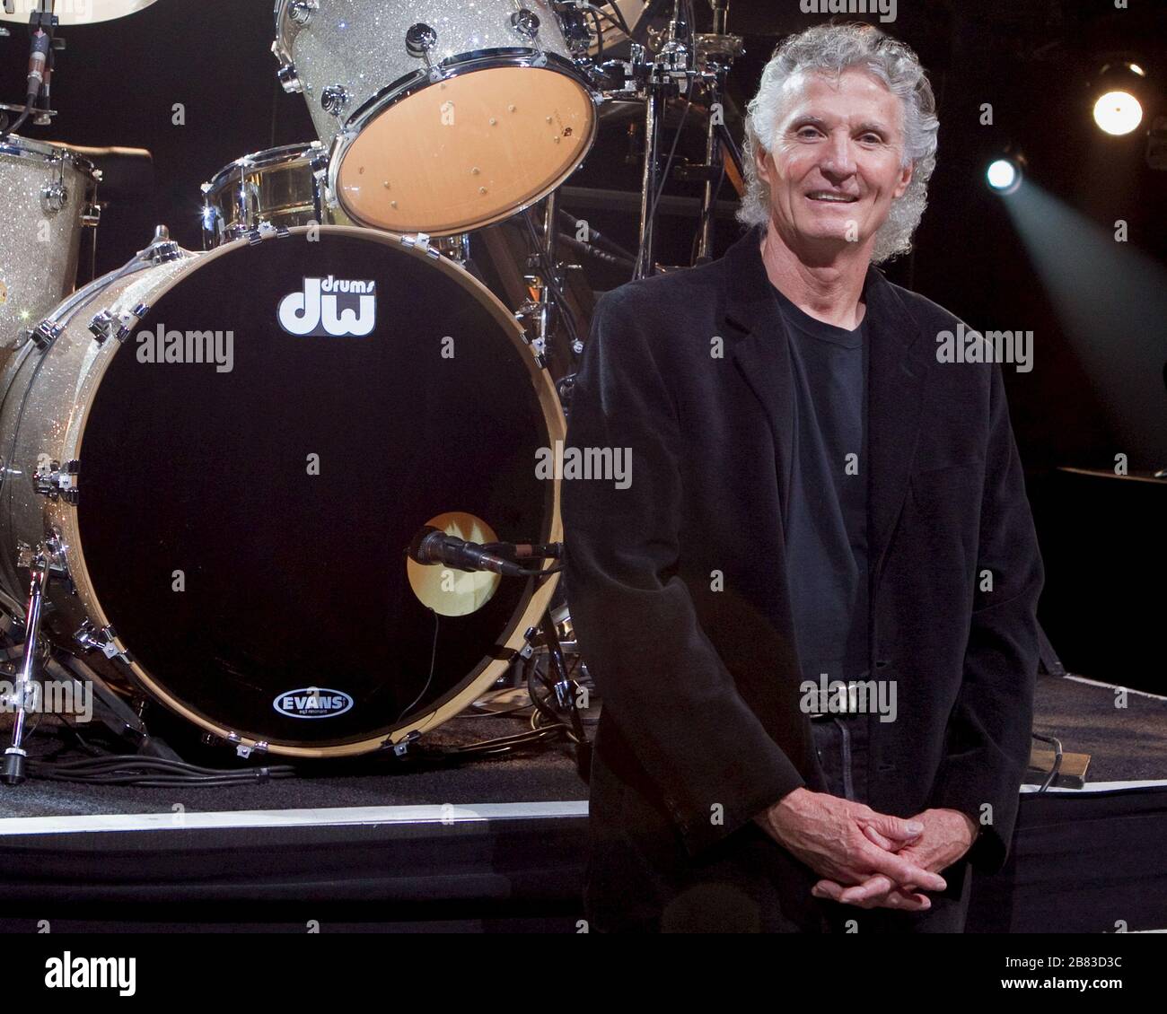 Drummer Don Brewer performs with Bob Seger and the Silver Bullet Band ...
