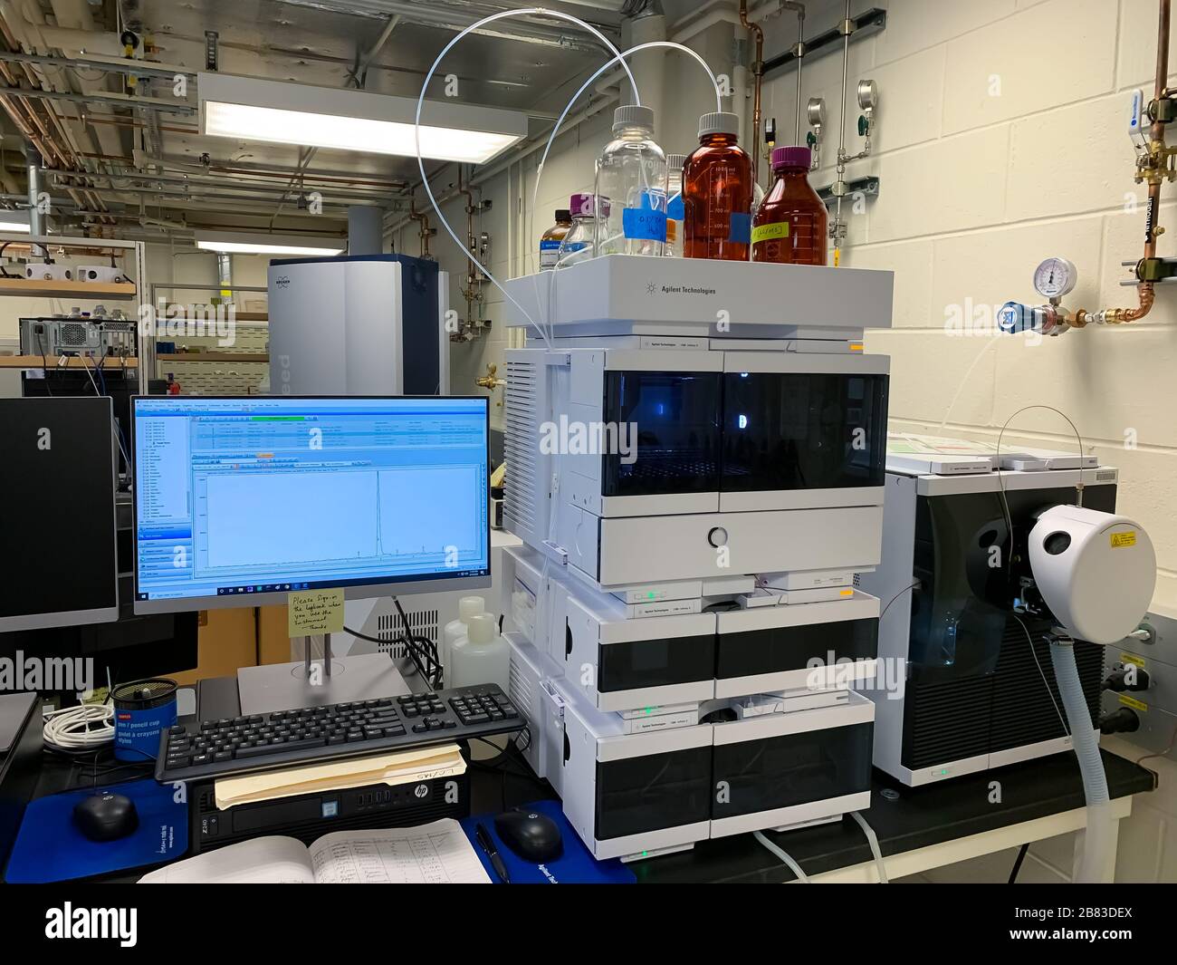 Cambridge MA USA - 3/16/2020 - Agilent LC-MS for Liquid chromatography–mass spectrometry Stock Photo