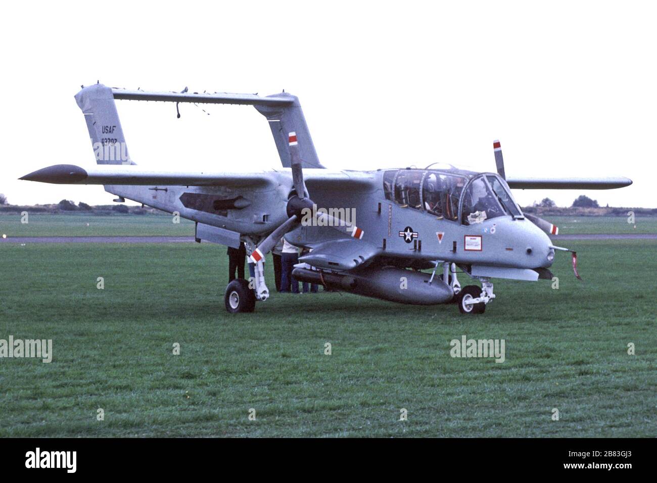 A NORTH AMERICAN ROCKWELL OV-10 BRONCO at Coventry in 1978 Stock Photo