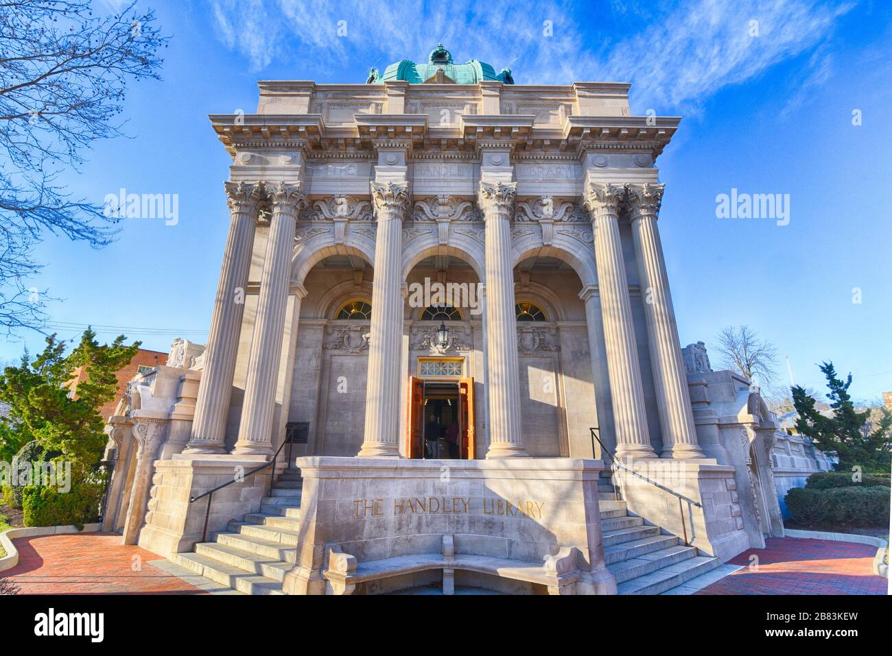 Historic Handley Library in Winchester, Va Stock Photo Alamy