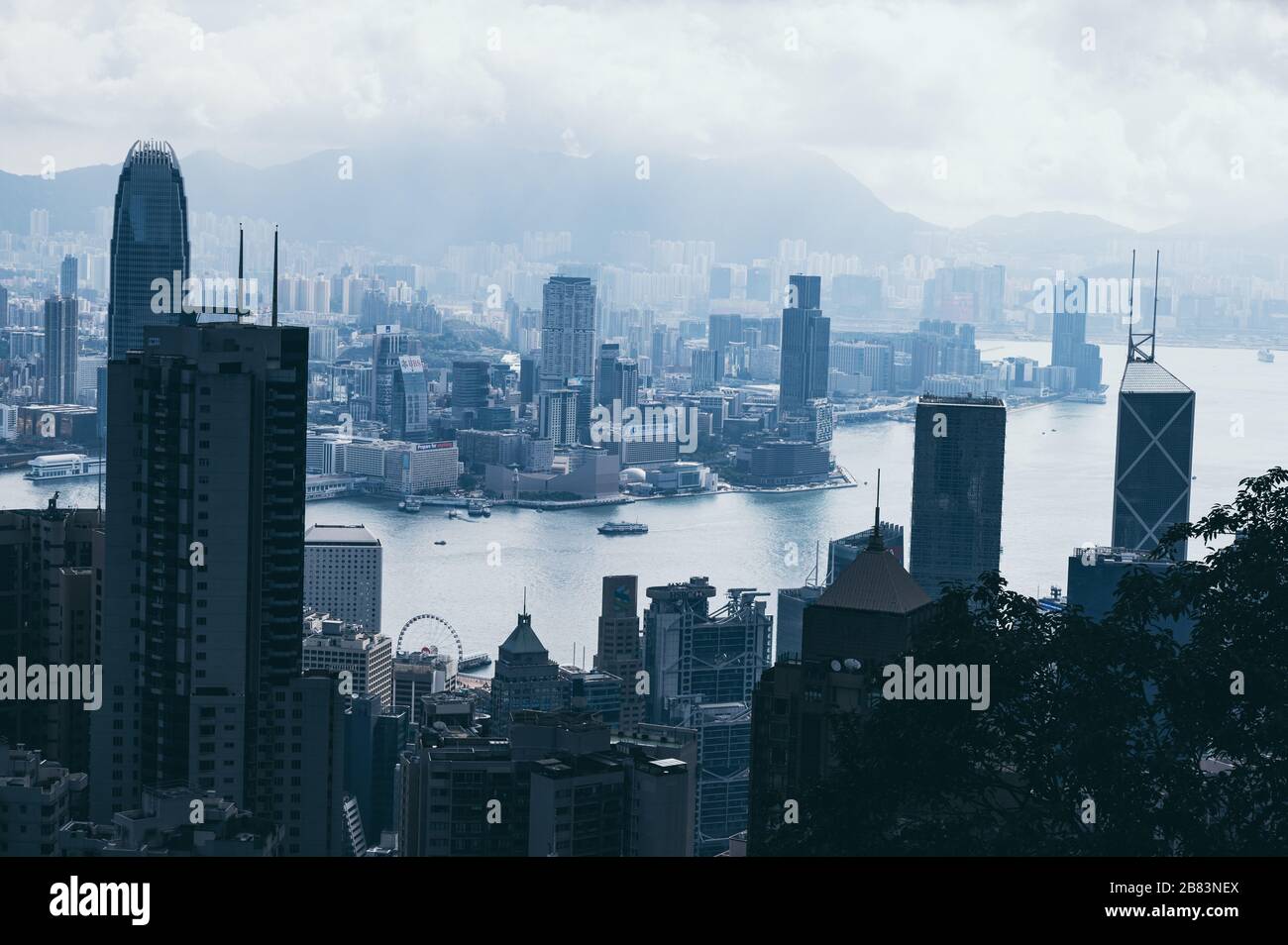 Hong kong harbour 2019 aerial hi-res stock photography and images - Alamy