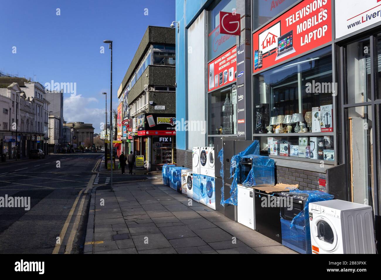 LHA Liverpool Home Appliance store, London Road, Liverpool Stock Photo