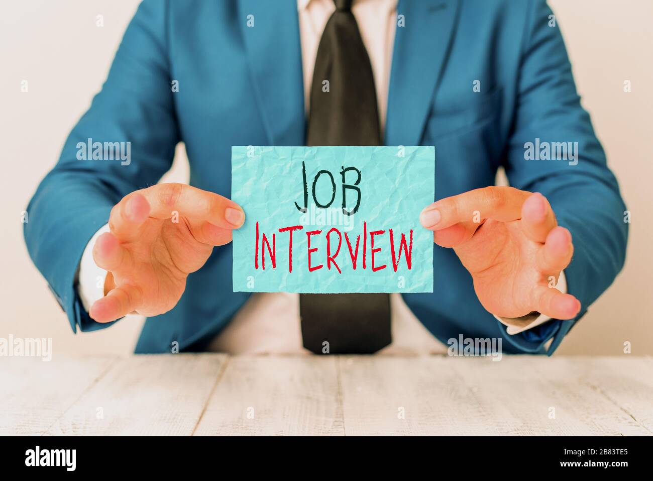 Text sign showing Job Interview. Business photo showcasing meeting in ...