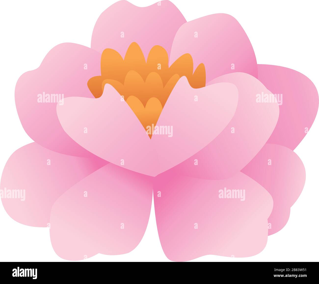 beautiful flower garden decorative icon Stock Vector Image & Art - Alamy