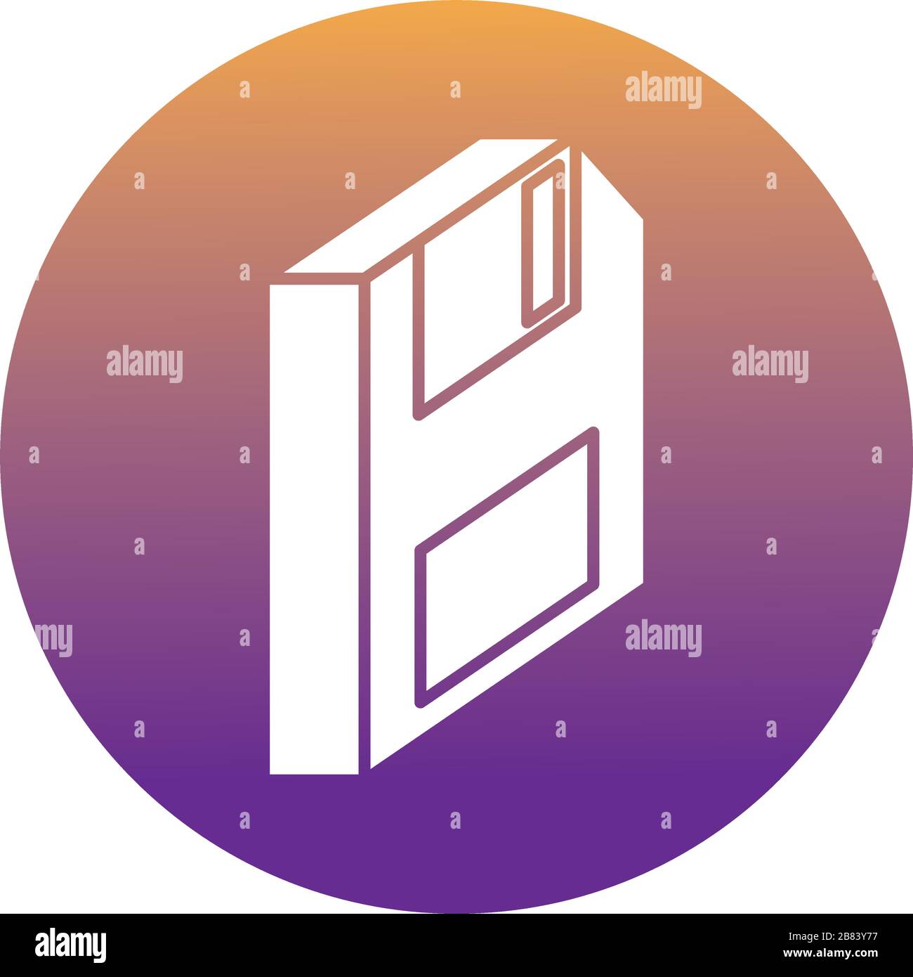 floppy disk block style icon Stock Vector Image & Art - Alamy
