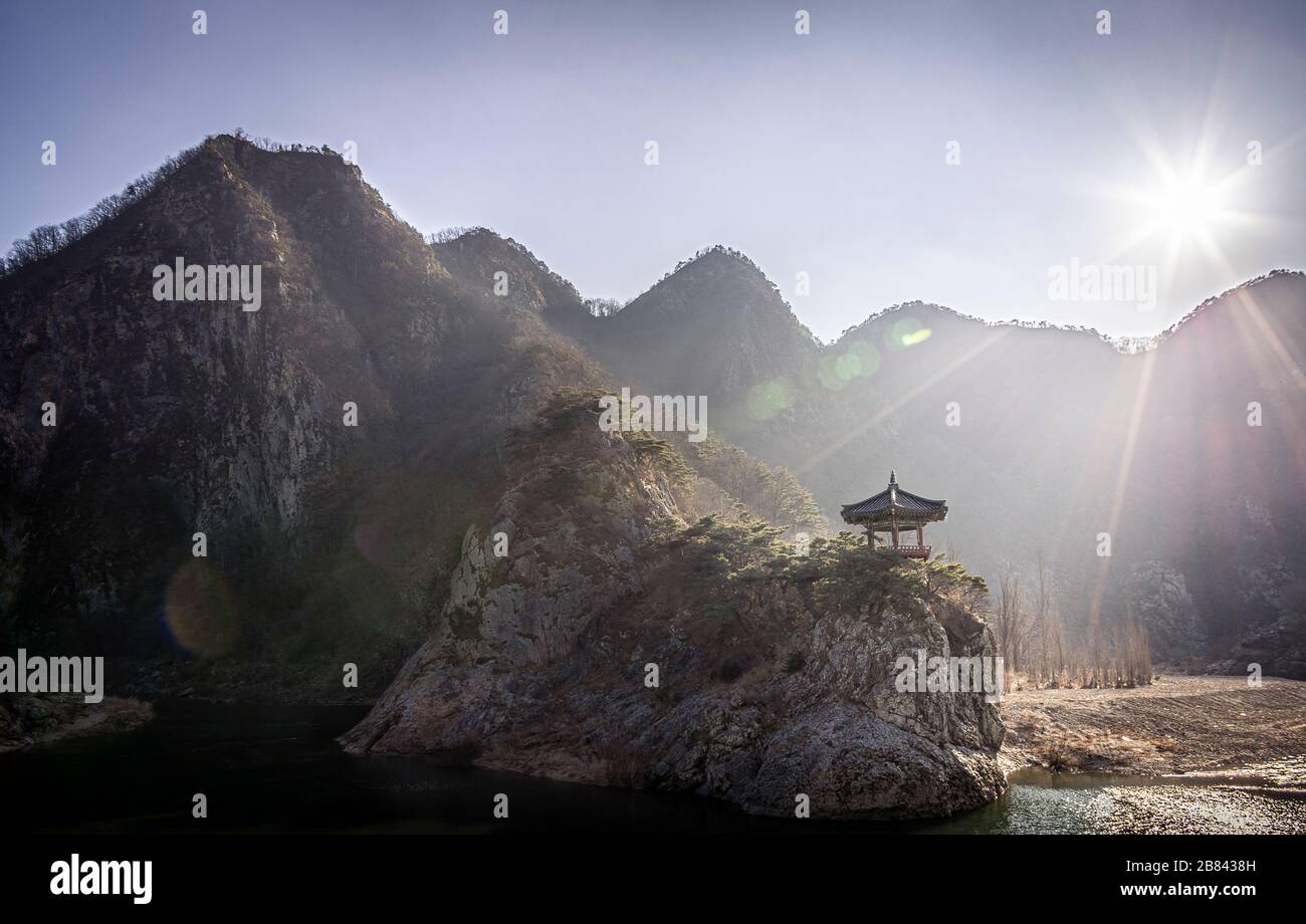 Great landscape in Korea Stock Photo