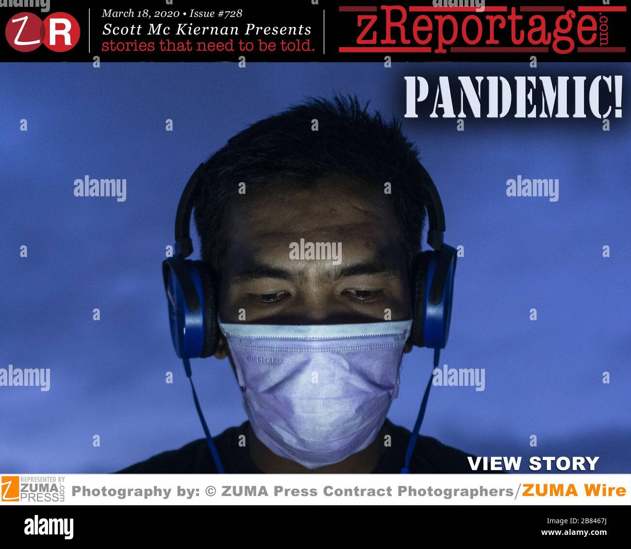 https www alamy com story of the week zreportagecom launched wednesday march 18 2020 on wwwzreportagecom story 728 the coronavirus pandemic changes life as we know it globally almost 200000 people have the disease and the death toll is climbing towards 8000 the outbreak of respiratory disease caused by a novel new coronavirus that was first detected in china and which has now been detected in more than 150 locations internationally including in the united states the virus has been named sars cov 2 and the disease it causes has been named coronavirus disease 2019 abbreviated covid 19 all 50 s image349312724 html