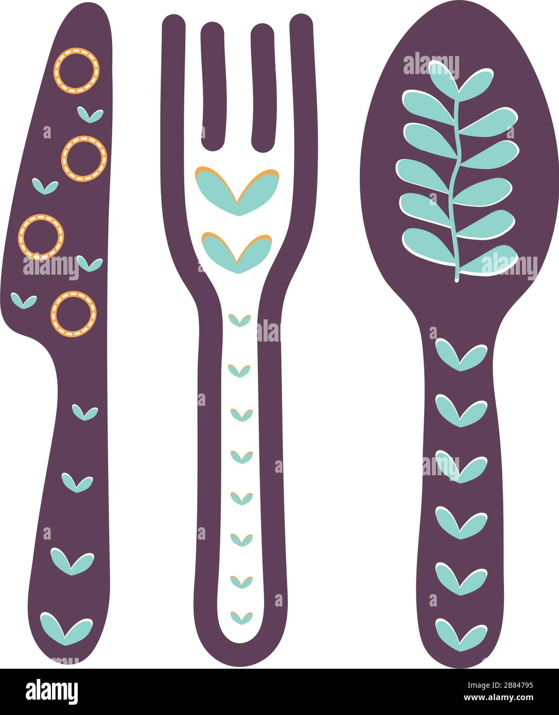 Isolated cutlery flat style icon vector design Stock Vector Image & Art ...