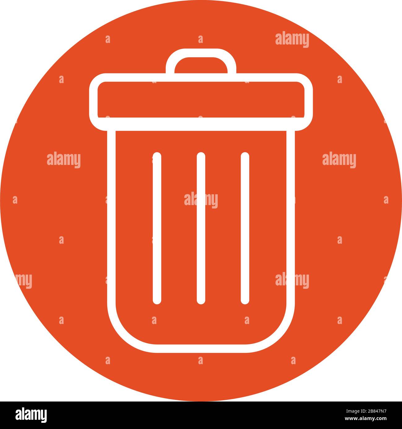 bin waste block style icon Stock Vector Image & Art - Alamy