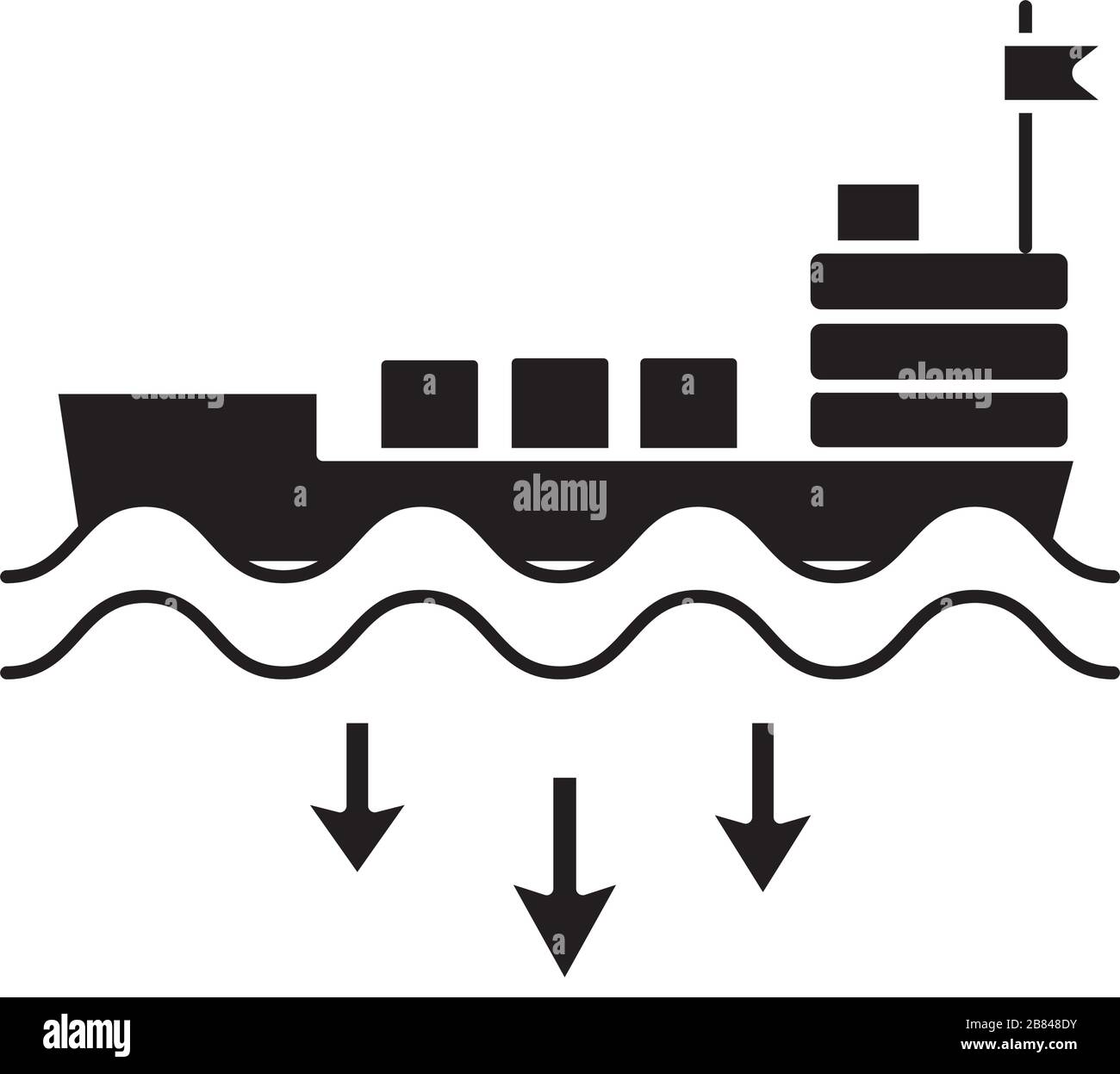 oil cargo ship flat style Stock Vector Image & Art - Alamy