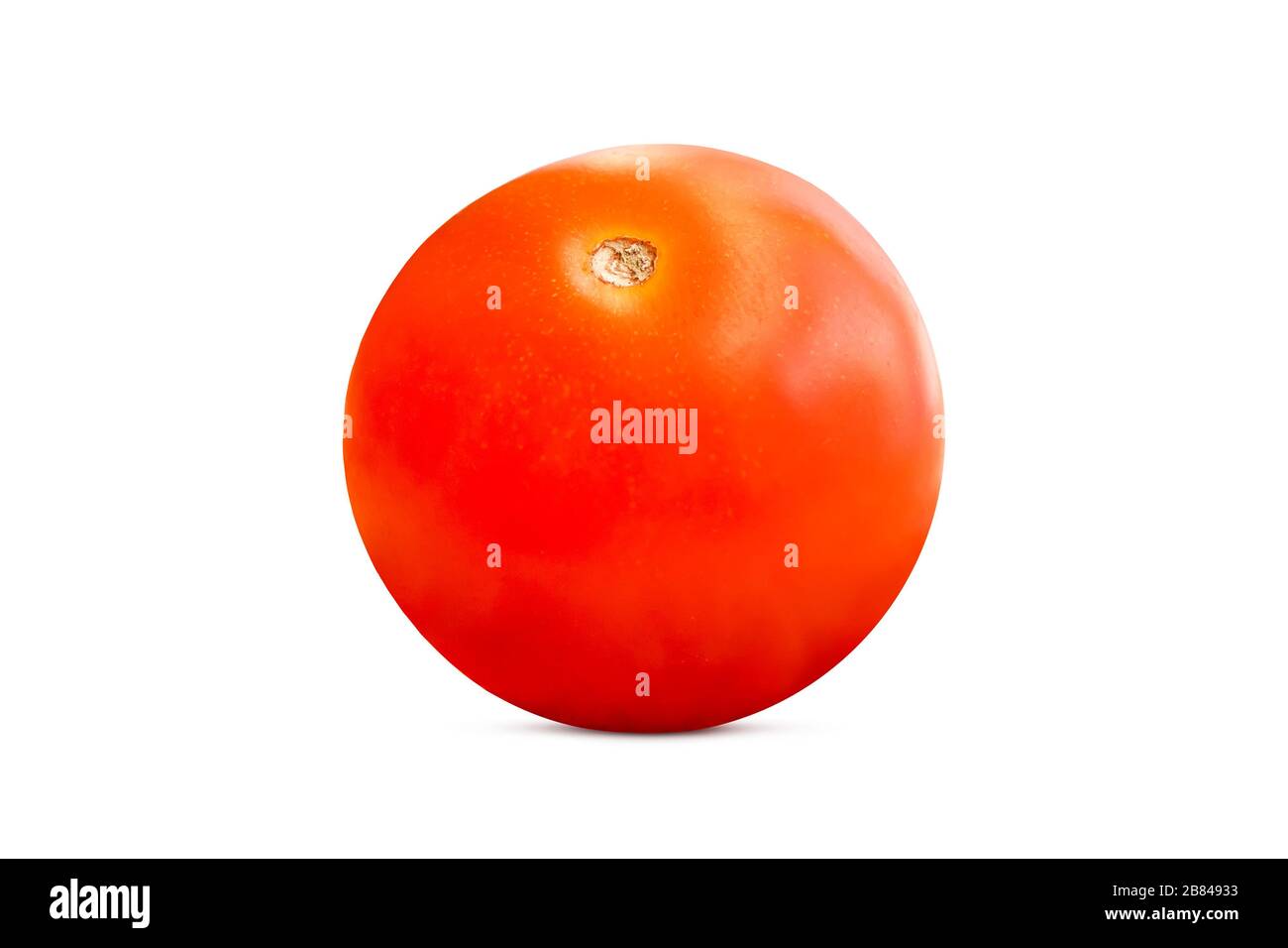 Tomato isolate, tomatoes on a white background. small cherry tomato Stock Photo