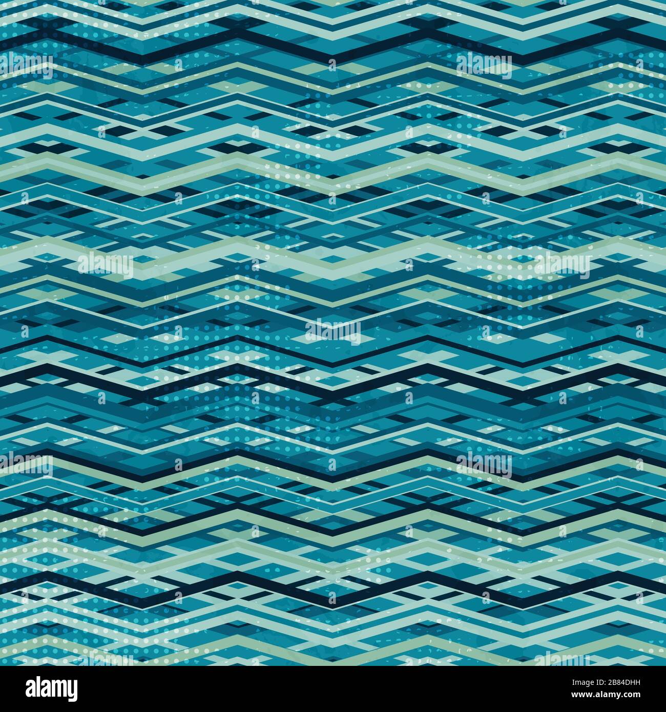 wave zigzag seamless pattern Stock Vector