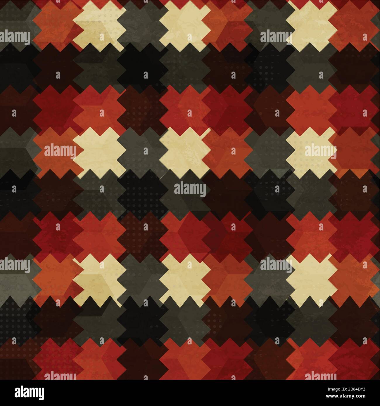 vintage zig zag red seamless pattern Stock Vector Image & Art Alamy