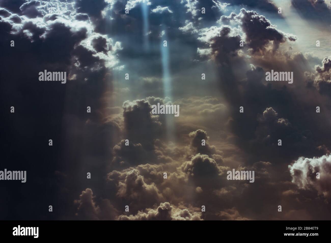 cloud and sky view from the window of an airplane Stock Photo - Alamy