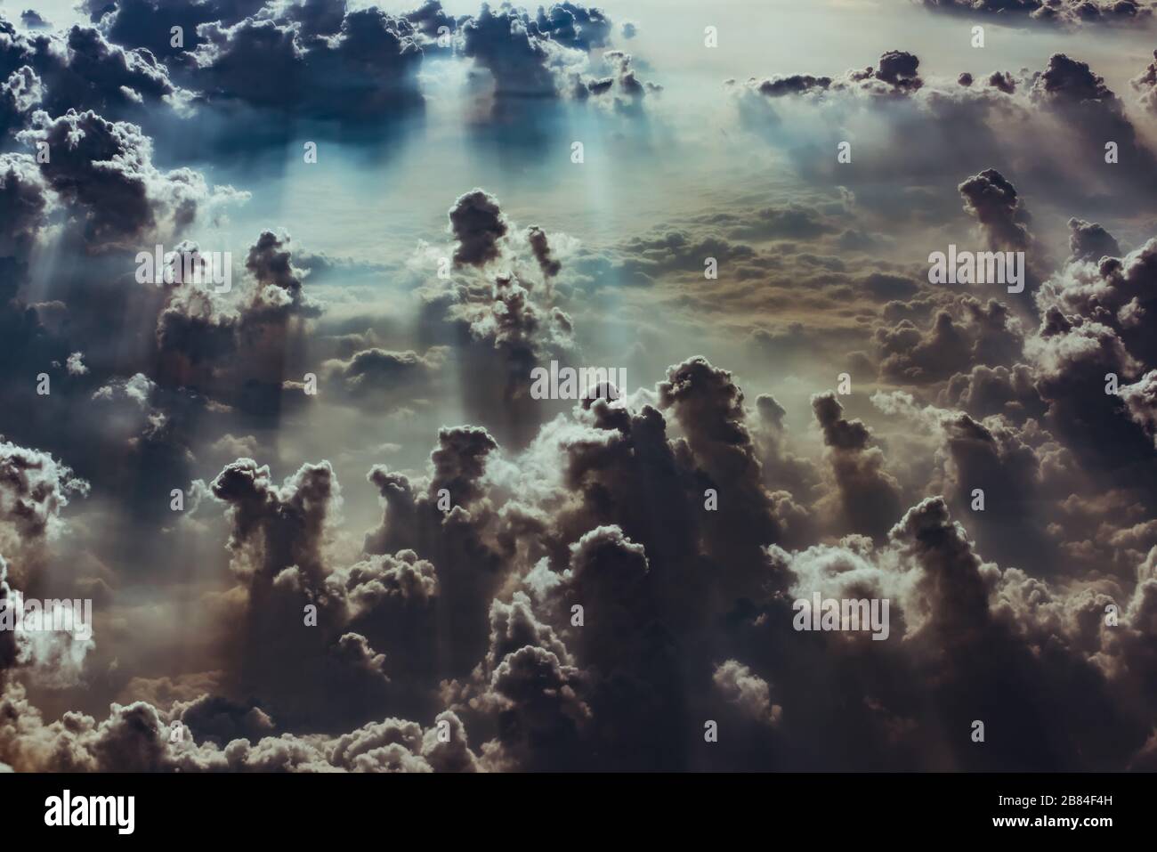 cloud and sky view from the window of an airplane Stock Photo - Alamy