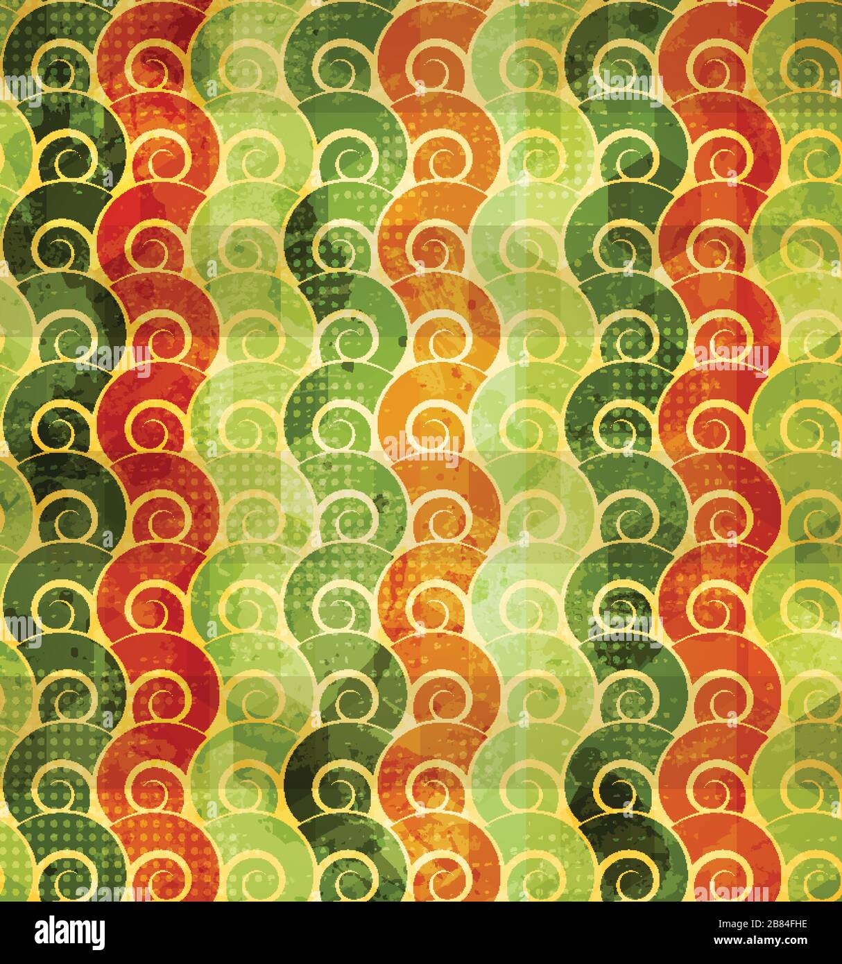 abstract green floral seamless Stock Vector Image & Art - Alamy
