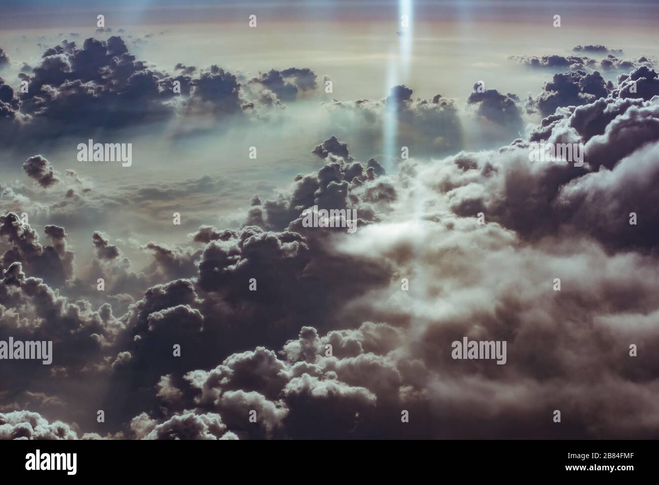 cloud and sky view from the window of an airplane Stock Photo - Alamy