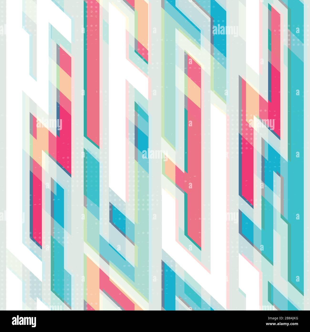 blue geometric seamless pattern Stock Vector