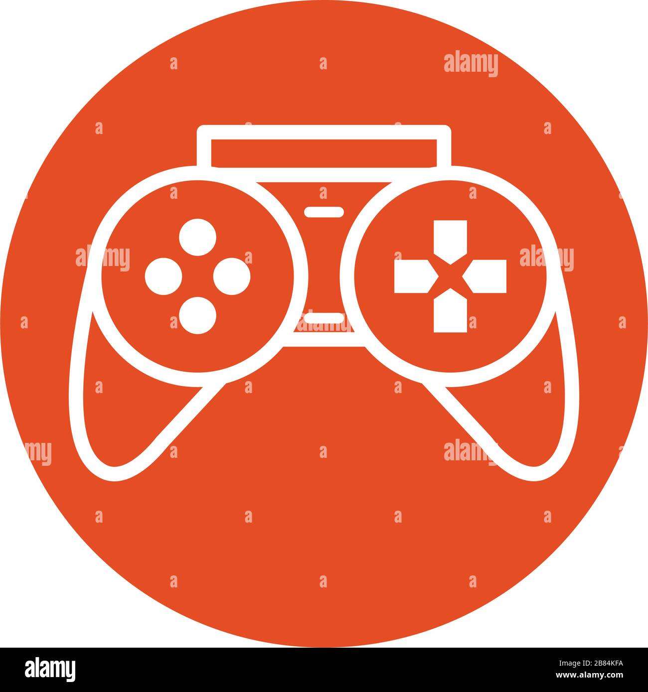 video game control block style icon Stock Vector Image & Art - Alamy