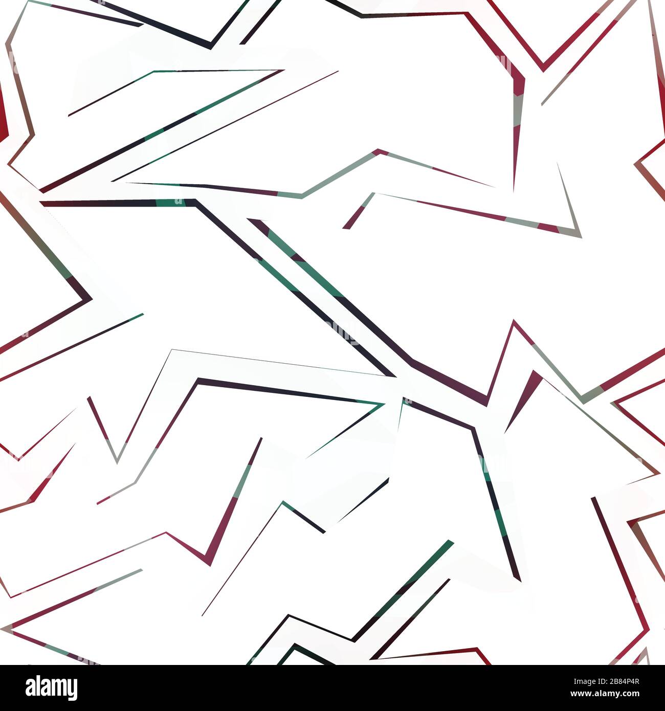 colored debris seamless pattern Stock Vector