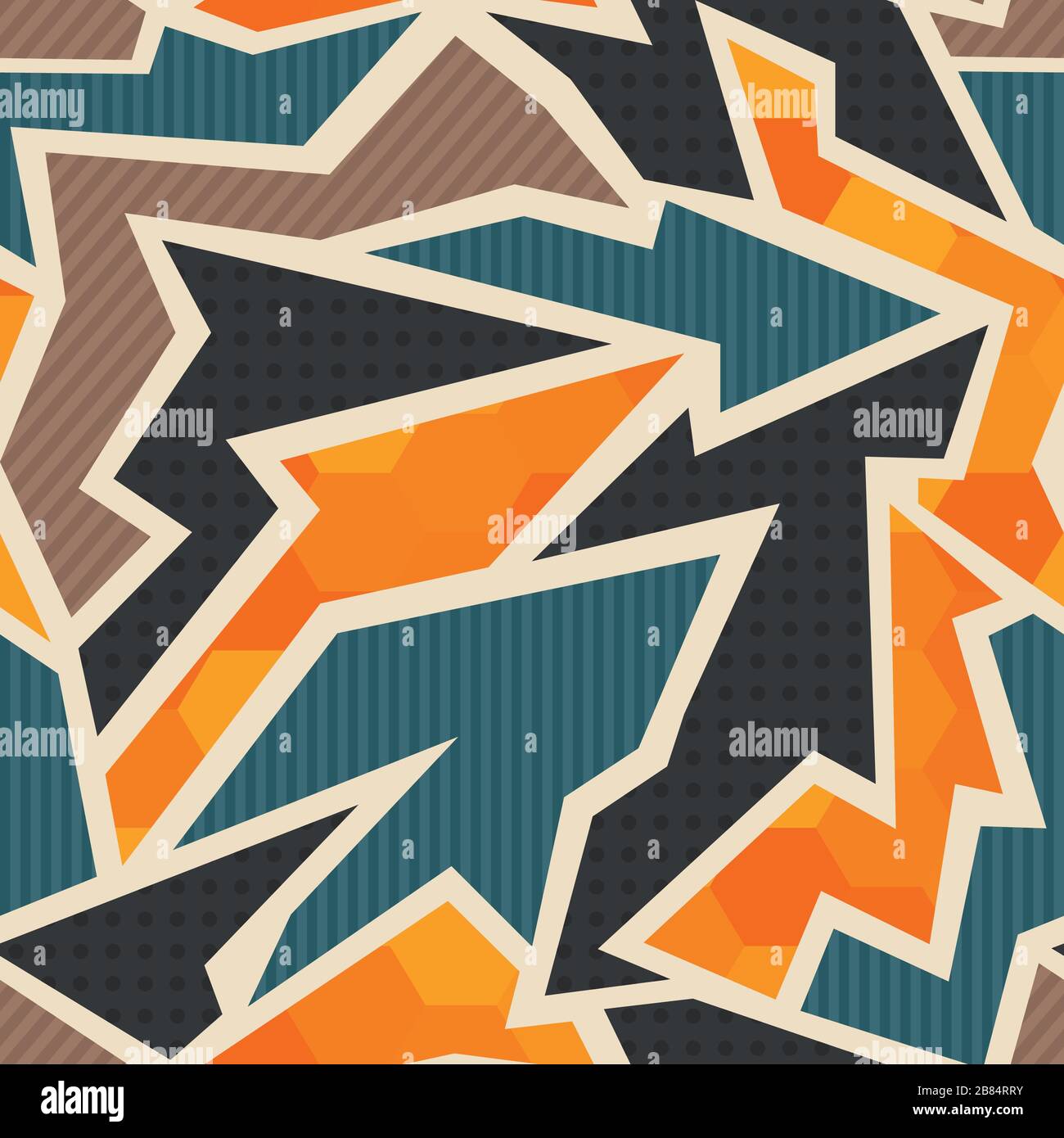 geometric seamless pattern Stock Vector
