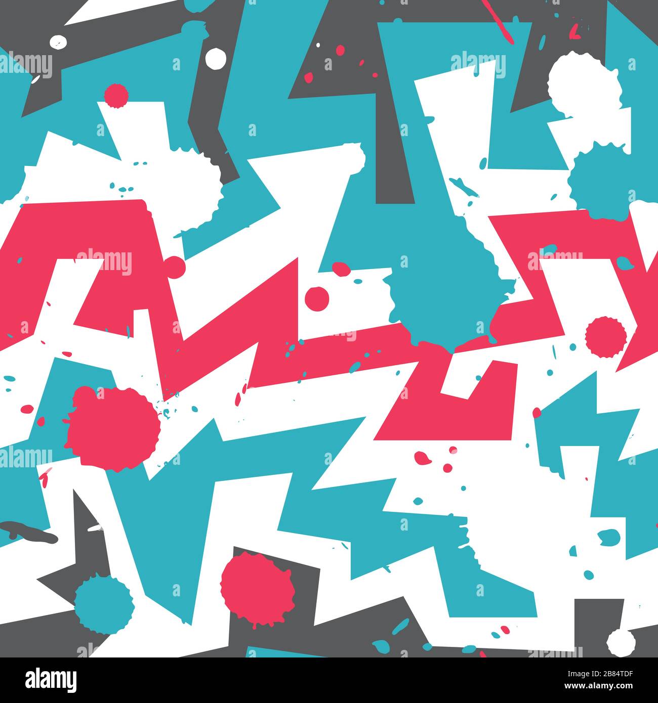 graffiti stripes with blob effect Stock Vector