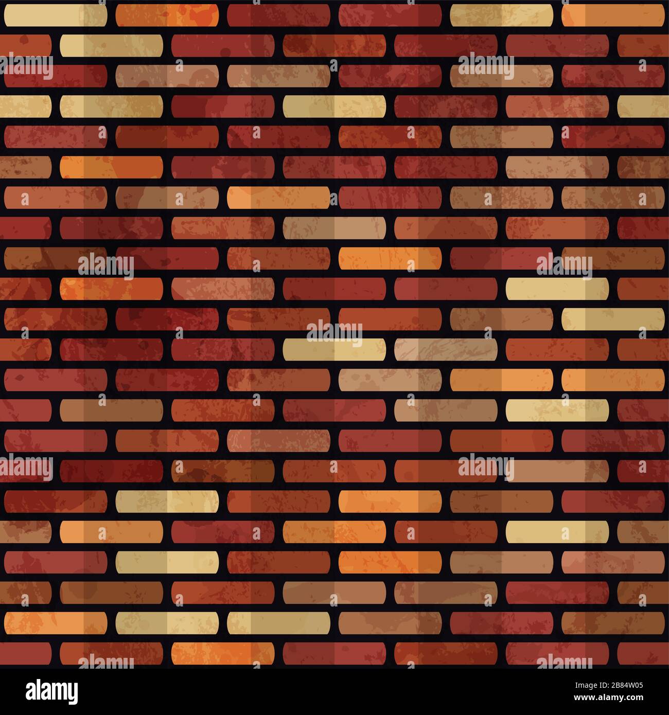 grunge red brick wall seamless Stock Vector Image & Art - Alamy